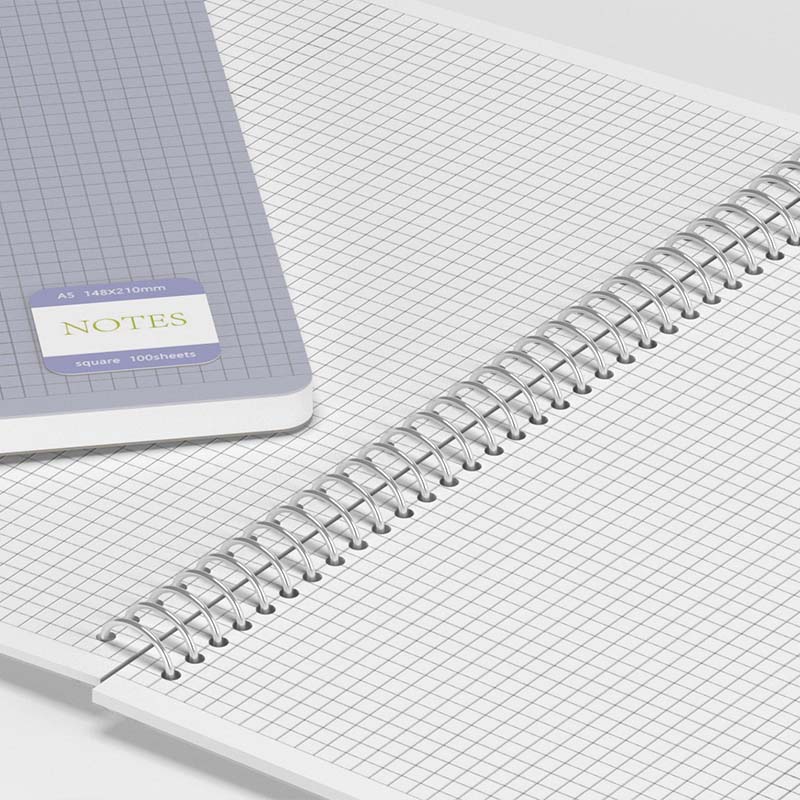 A4 notebook with paper cover