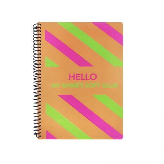 A5  white card school use line notebook
