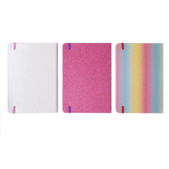 A5 glitter paper notebook