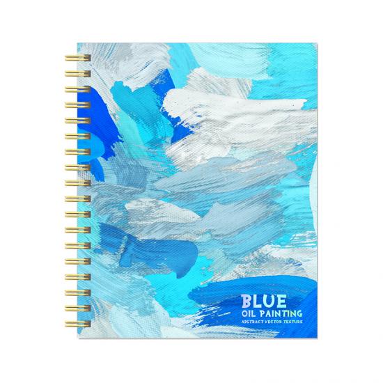 White paper notebook