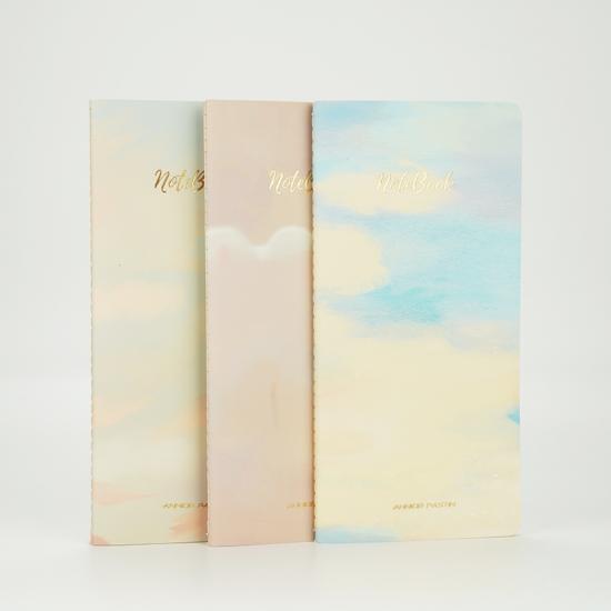 Sewing binding hardcover plain notebook